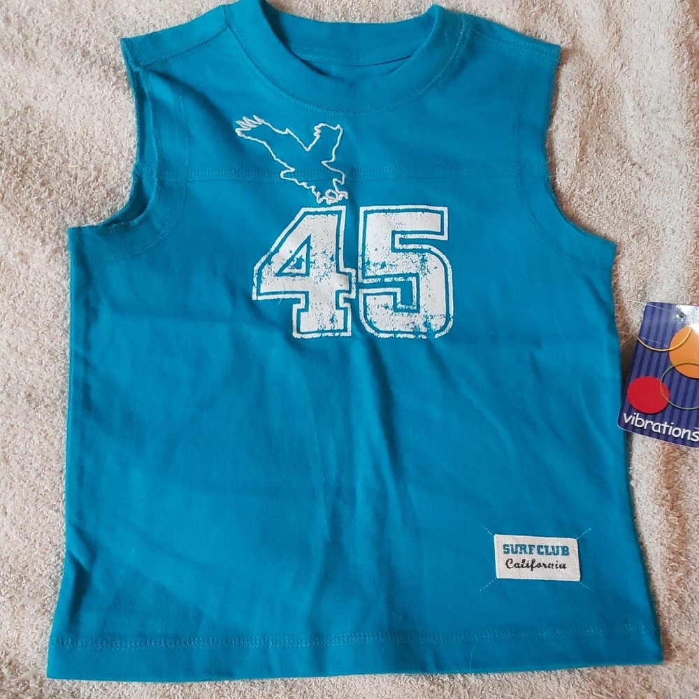 🔥4 For $20 - Kids Blue Sleeveless Top